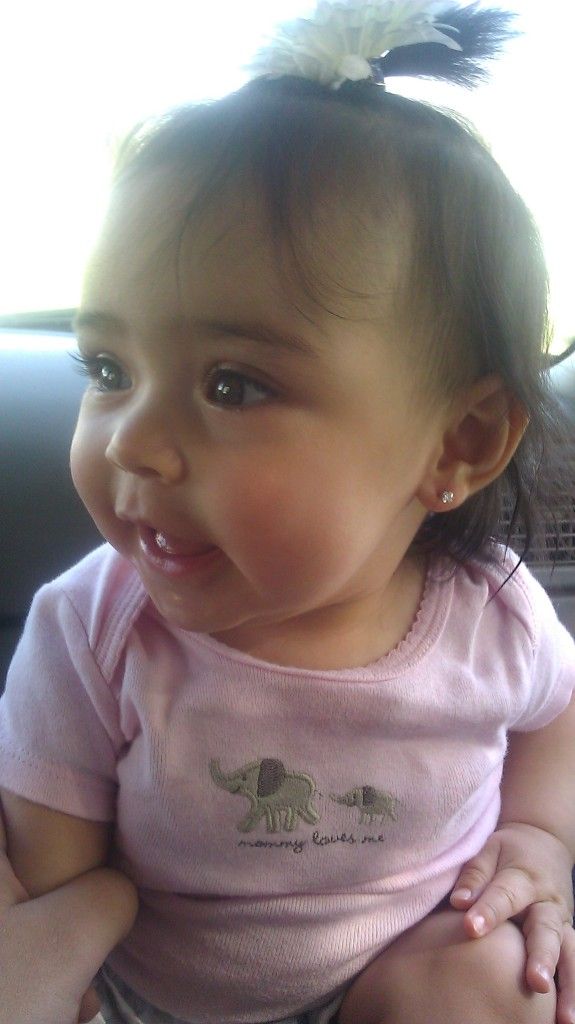 My baby girl got her ears pierced <em>pics</em> BabyCenter