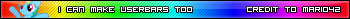 Credit to MARiO42 userbar
