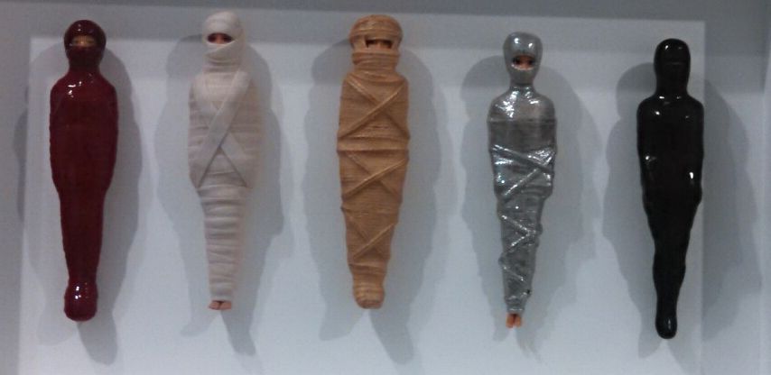 Mummified Barbie art, The FLAG Art Foundation's Disturbing Innocence exhibit