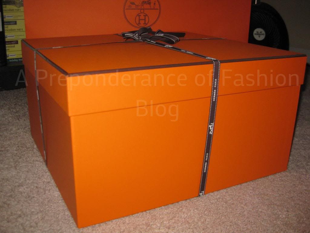 Hermes Birkin in original box and packaging