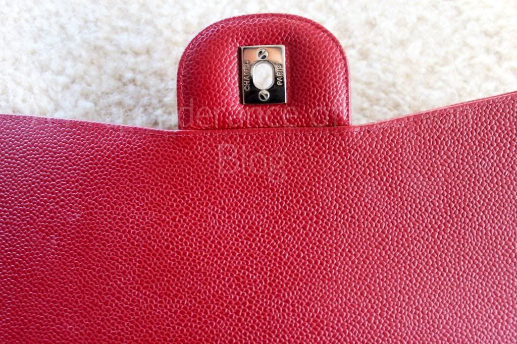 Red Caviar PHW Chanel Flap Bag