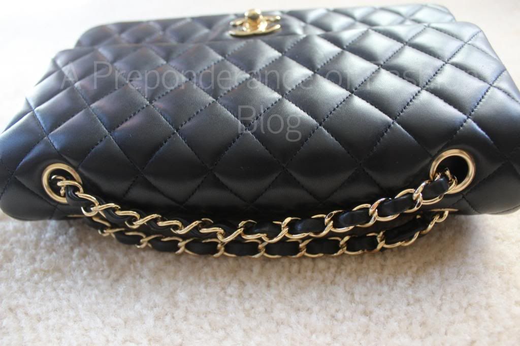 Black Lambskin GHW Chanel Flap Bag