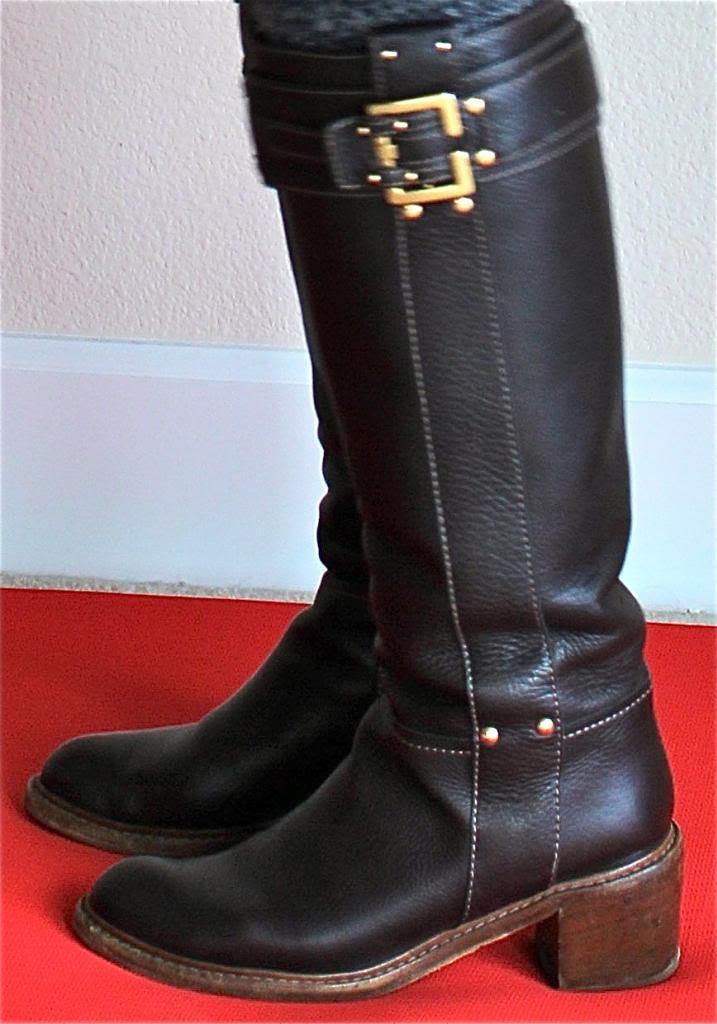 Brown Leather Chloe Boots