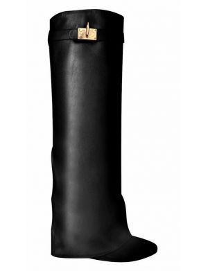 Jessica Buurman Fashion law knockoff of Givenchy - Leather Knee-High Sheath Boots