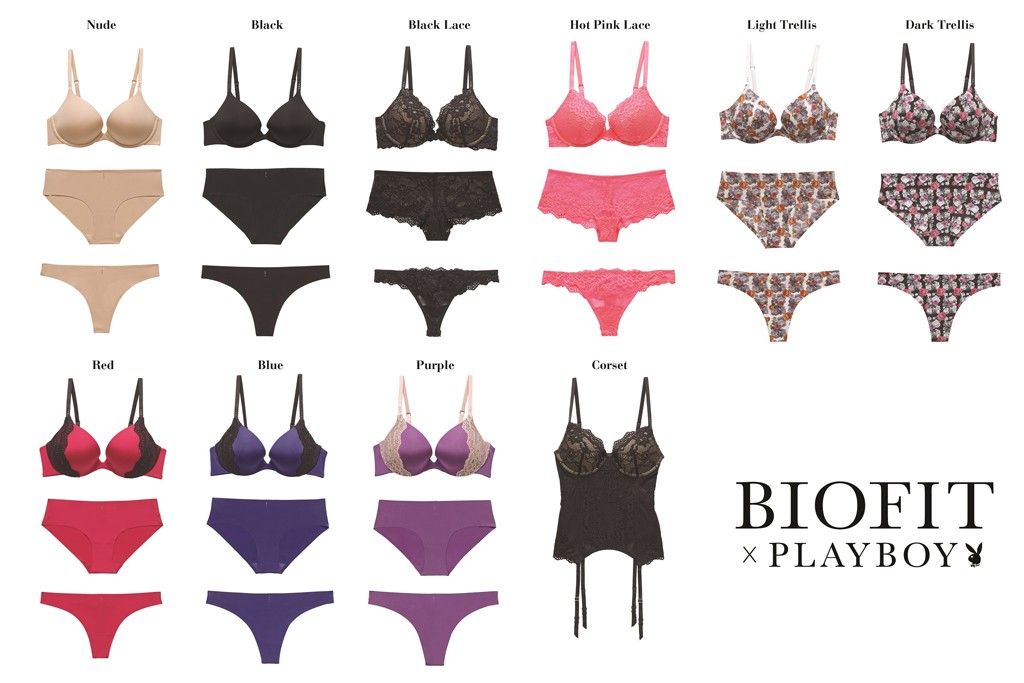 Biofit by Playboy intimates collection
