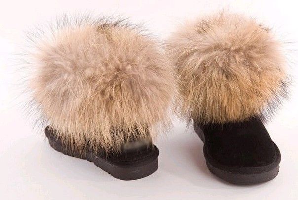 Угги С Мехом Лисы Купить Недорого