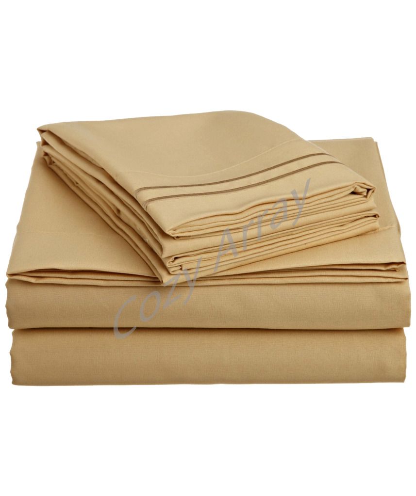 1200 Count Bed Sheet Set STYLISH FALL COLORS IN STOCK eBay