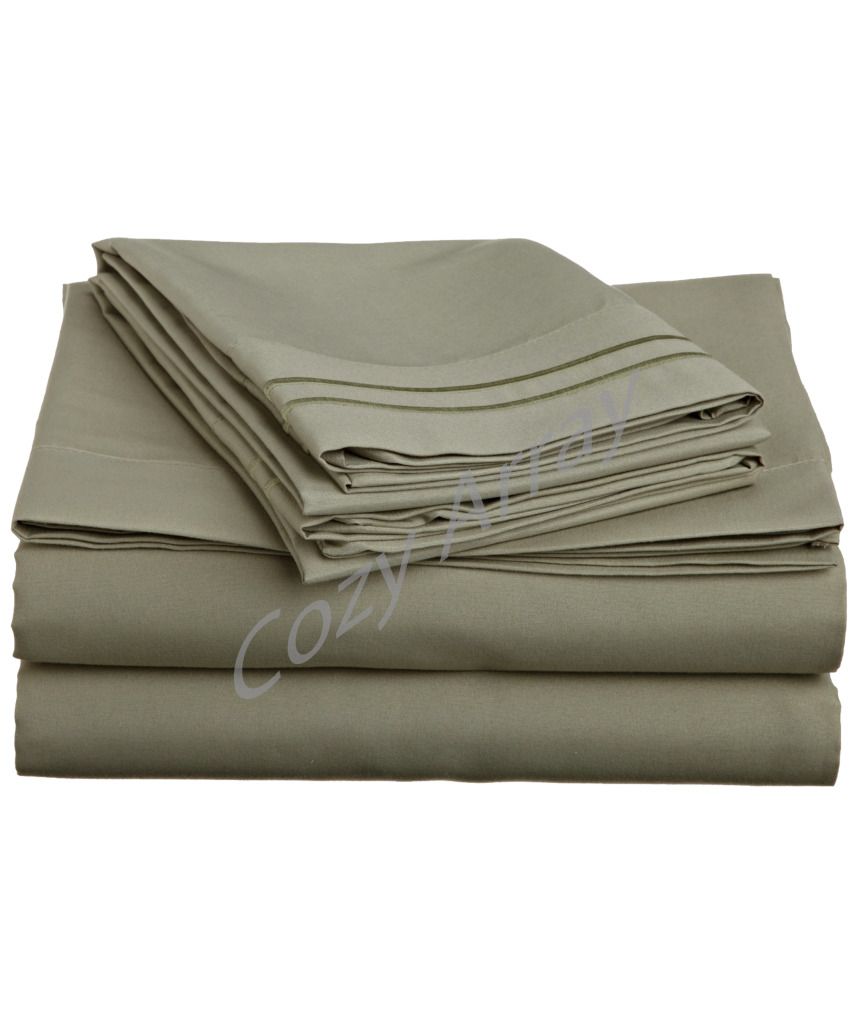1200 Count Bed Sheet Set STYLISH FALL COLORS IN STOCK eBay