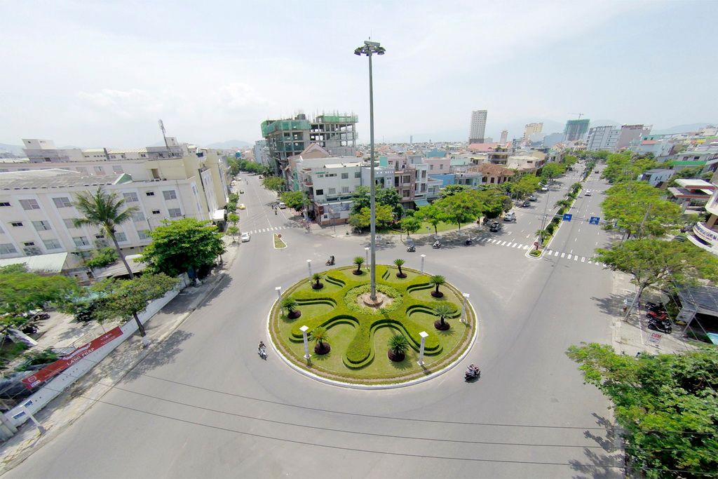 Những ngã tư rộng thênh thang ở Đà Nẵng