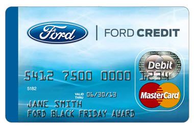 2012 Black Friday $1000 Pre-Paid MasterCard Bonus