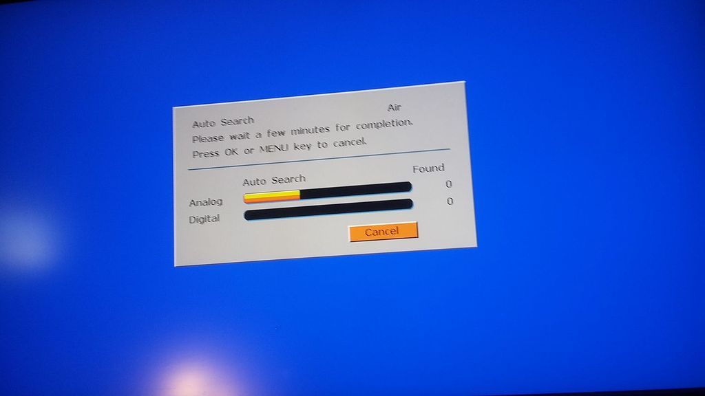 Can't scan for channels on Vizio gallevia Badcaps