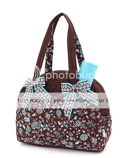 New Belvah Quilted Paisley Diaper Bag Baby Boy or Girl New Belvah Pattern