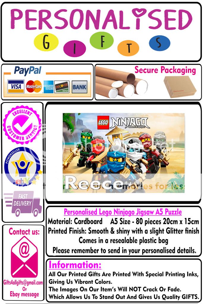 personalised lego gifts