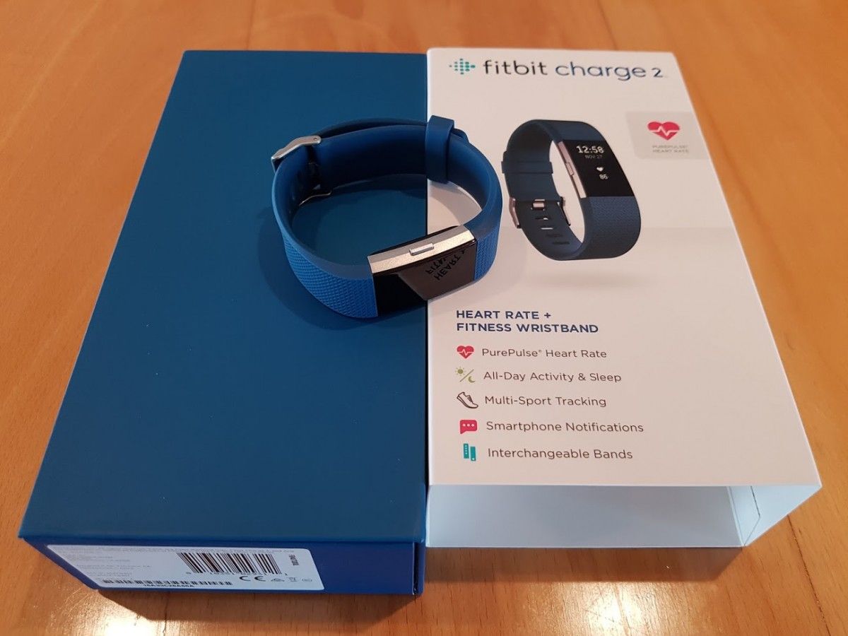 Fitbit Charge 2 Fitness Wristband Activity Tracker (Large, Blue) | eBay