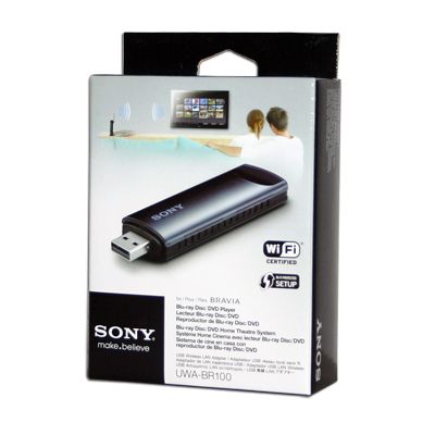 Sony UWA BR100 USB Network WiFi Wireless LAN Adapter for Sony Wi Fi Ready TV